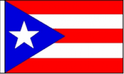 Puerto Rico Hand Waving Flags